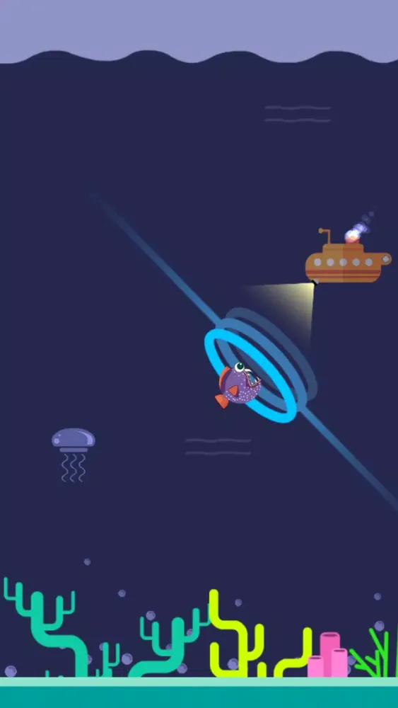 Capturas de tela do Fishy Rides - One Tap Fun