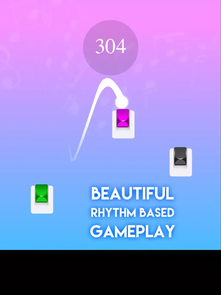 Capturas de pantalla de Piano Hop - Don’t Tap In Void iPad 