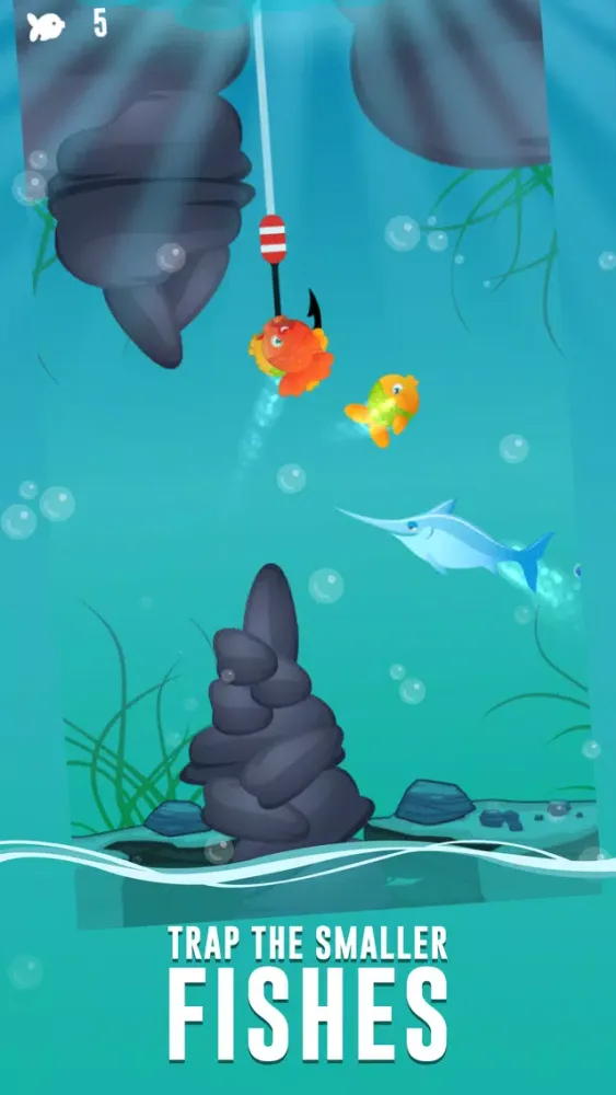 Tangkapan layar The Fish Master - Go Trap Fish