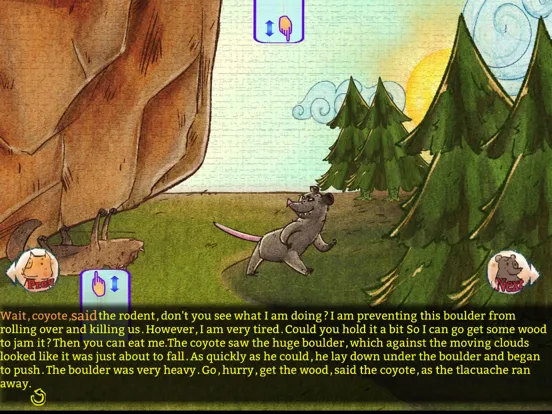 The coyote and the tlacuache iPad  Screenshots
