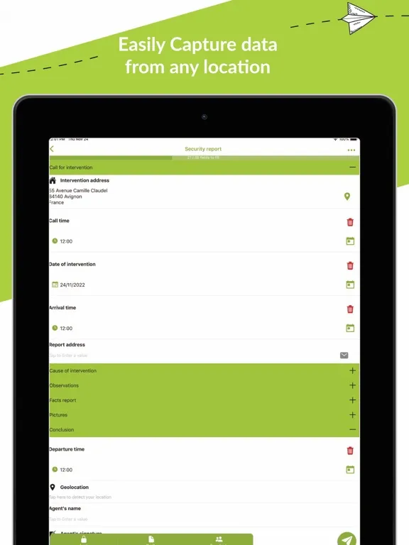 ภาพหน้าจอของ Kizeo Forms, Mobile forms iPad 