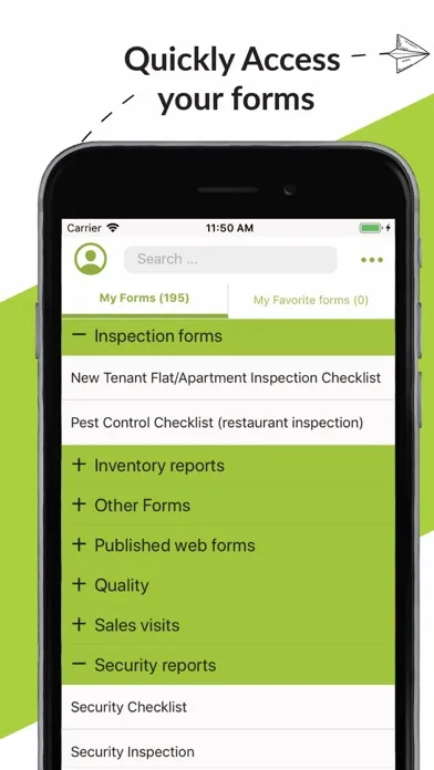 ภาพหน้าจอของ Kizeo Forms, Mobile forms