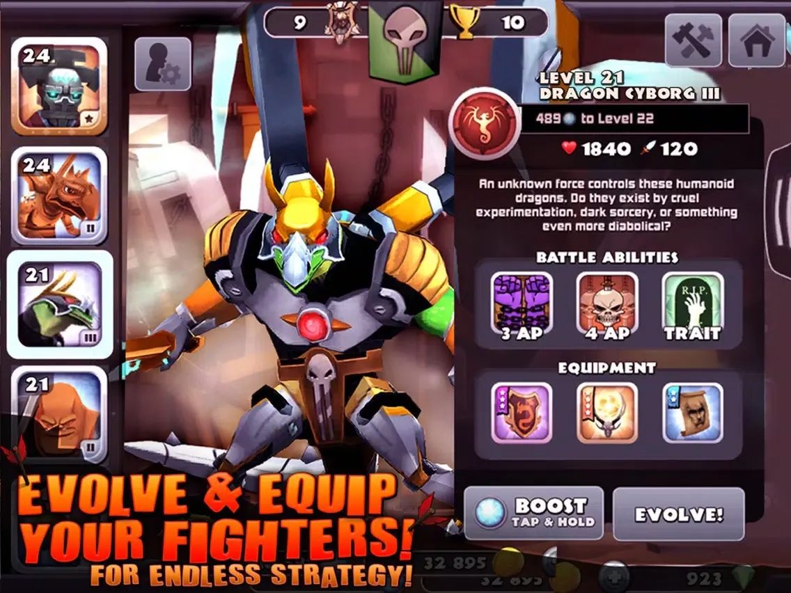 Might and Mayhem: Battle Arena iPad 应用截图