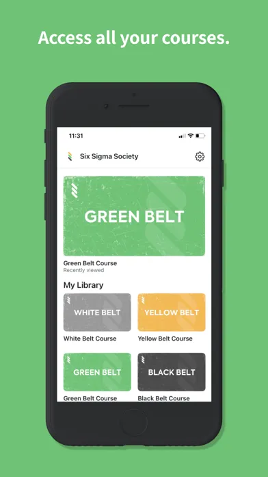 Ảnh chụp màn hình của Six Sigma Society