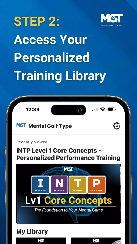 Mental Golf Type應用截圖