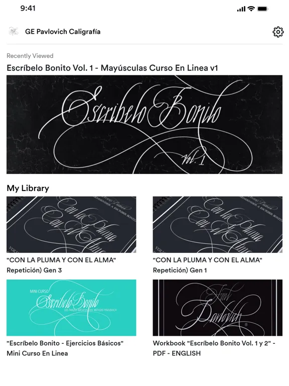 Zrzuty ekranu Escríbelo Bonito iPad 