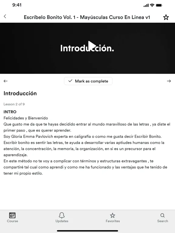 Zrzuty ekranu Escríbelo Bonito iPad 