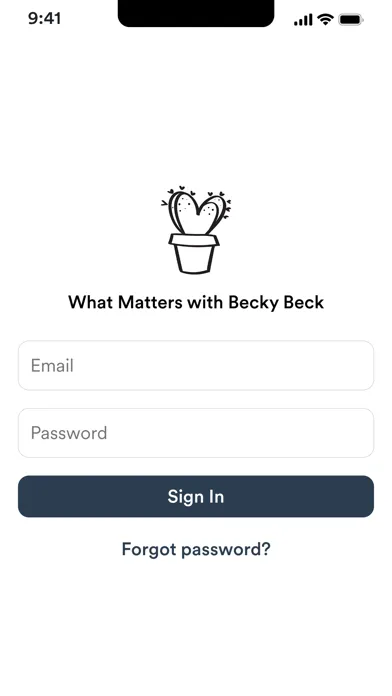 Ảnh chụp màn hình của What Matters