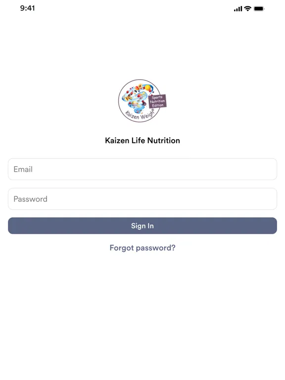 Kaizen Life Nutrition iPad  स्क्रीनशॉट