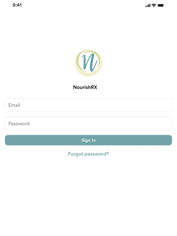 NourishRX iPad  Screenshots