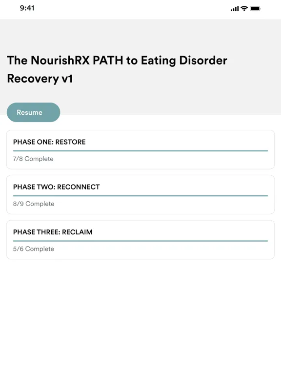 NourishRX iPad  Screenshots