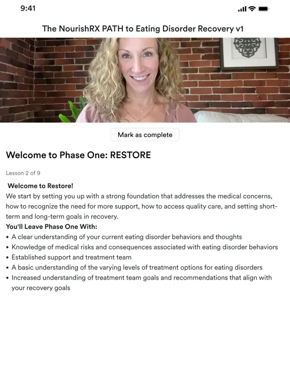 NourishRX iPad  Screenshots