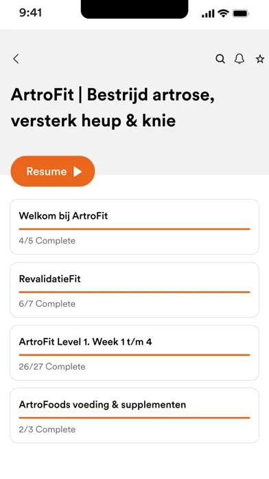 BAM Bewegen Als Medicijn Screenshots