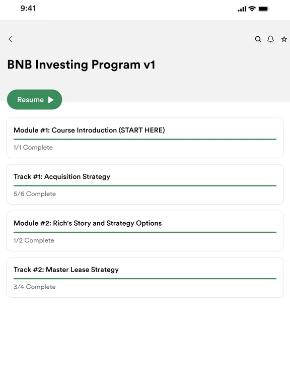 BNB Investing Group iPad  Screenshots