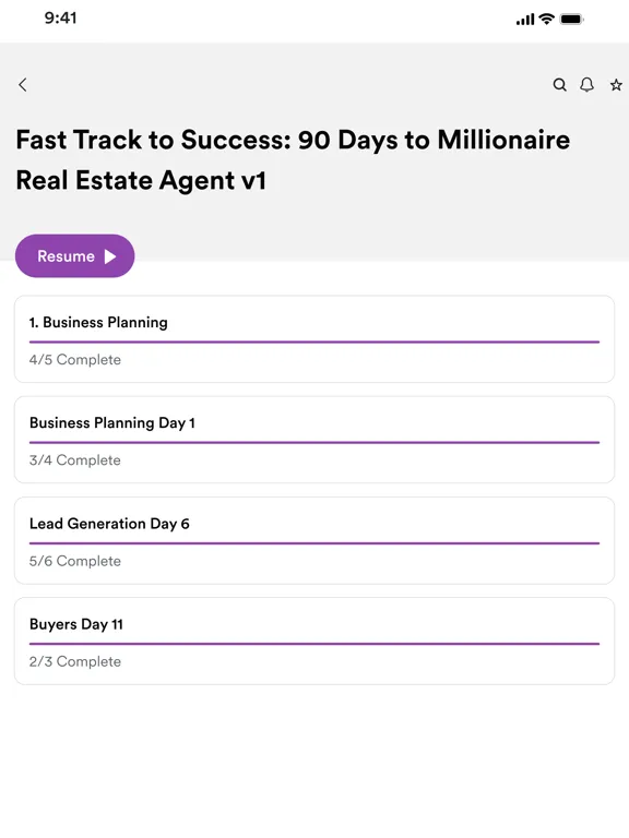 Productivity Coaching iPad  Screenshots
