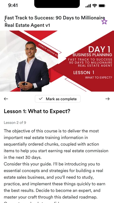 Productivity Coaching Screenshots