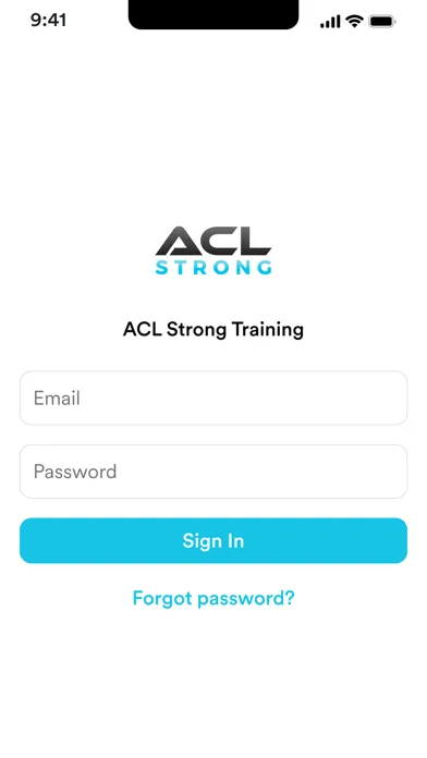 Ảnh chụp màn hình của ACL Strong Training