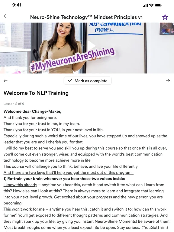 Neuro-Shine Technology iPad 应用截图