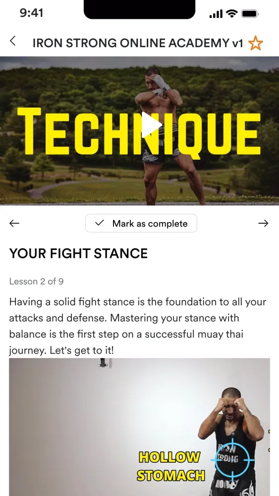 Iron Muay Thai Kickboxing 스크린샷