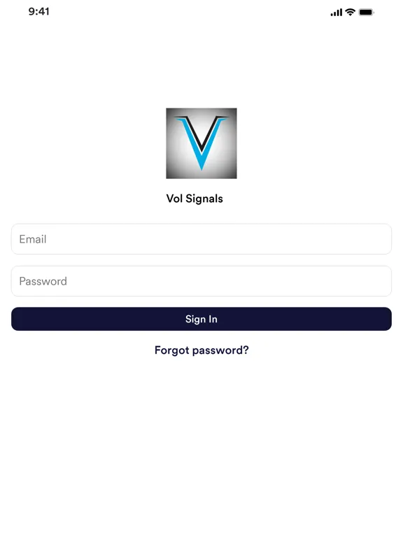 VolSignals iPad 应用截图