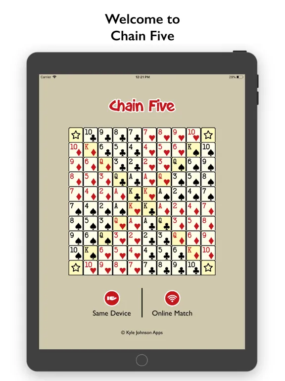 Zrzuty ekranu Chain Five iPad 