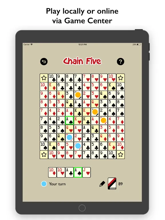 Zrzuty ekranu Chain Five iPad 