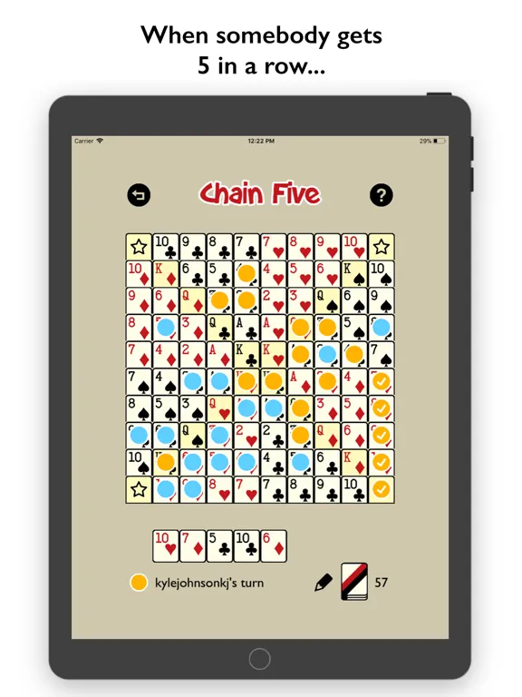 Zrzuty ekranu Chain Five iPad 