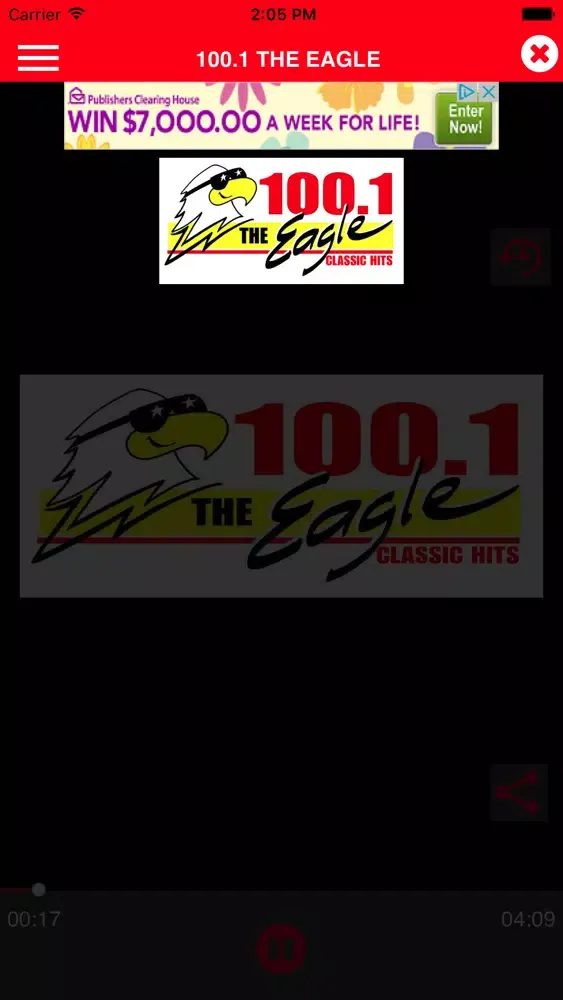 Скриншоты KJBI FM 100.1 The Eagle