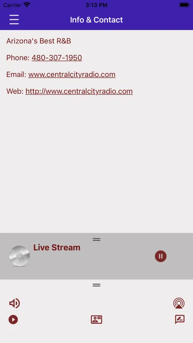 Central City Radio スクリーンショット