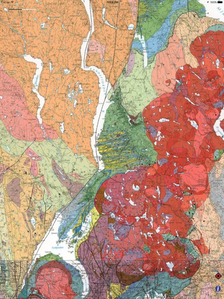 Capturas de pantalla de Norges Geologi iPad 