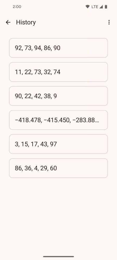 Capturas de pantalla de Random Number Generator