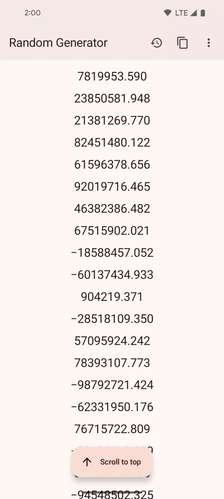 Capturas de pantalla de Random Number Generator