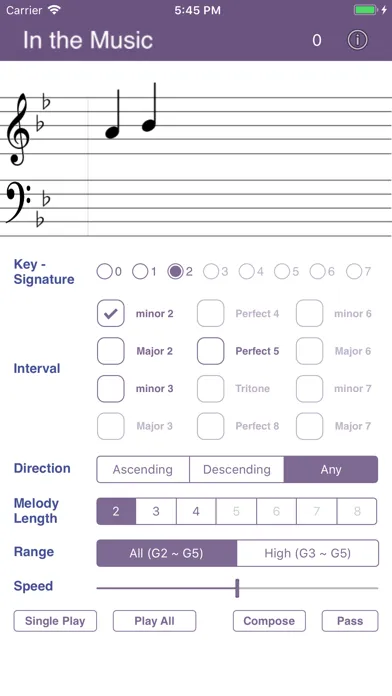 Скриншоты Interval Sight singing Lite