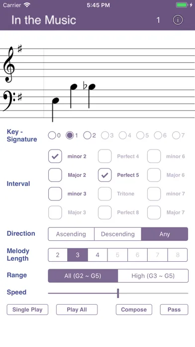 Скриншоты Interval Sight singing Lite
