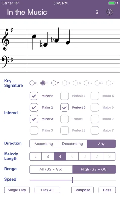 Скриншоты Interval Sight singing Lite