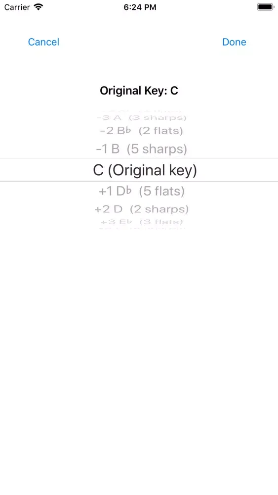 Capturas de tela do Circle of 5ths/4ths