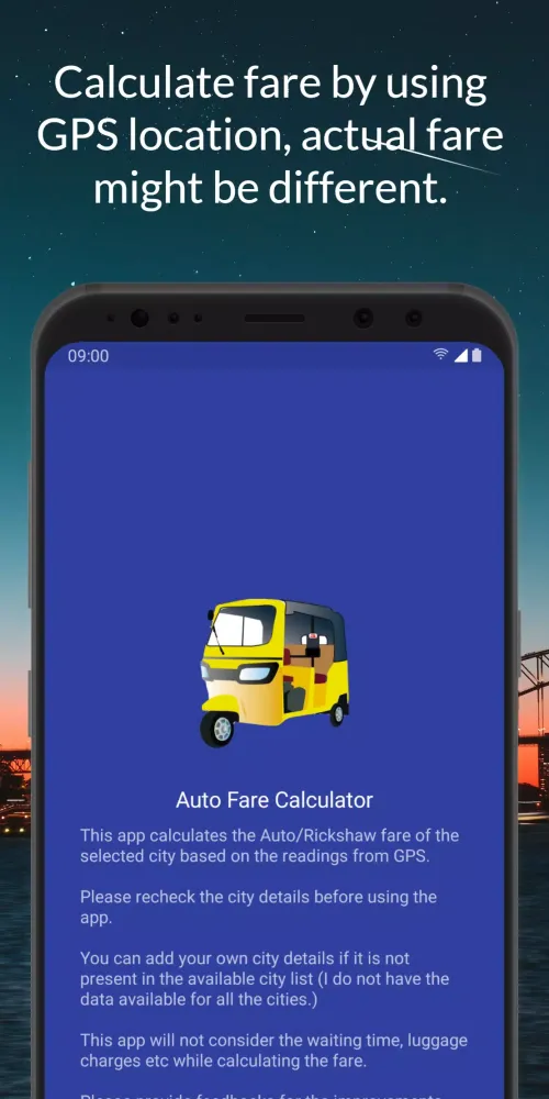 صور Auto Rickshaw Fare Calculator