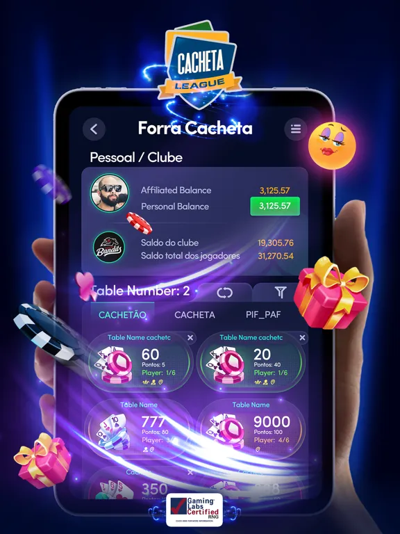Zrzuty ekranu Cacheta League iPad 