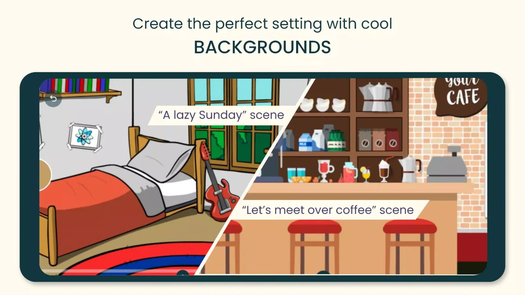 Capturas de tela do TweenCraft Cartoon Video Maker
