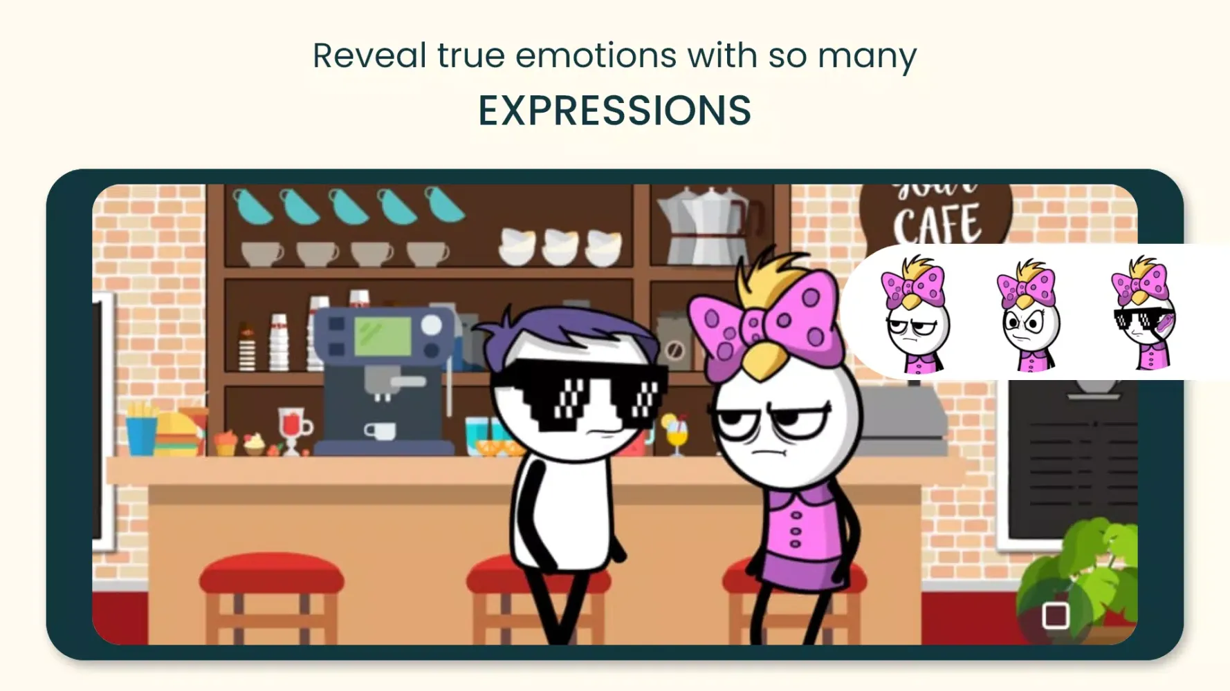 Capturas de tela do TweenCraft Cartoon Video Maker