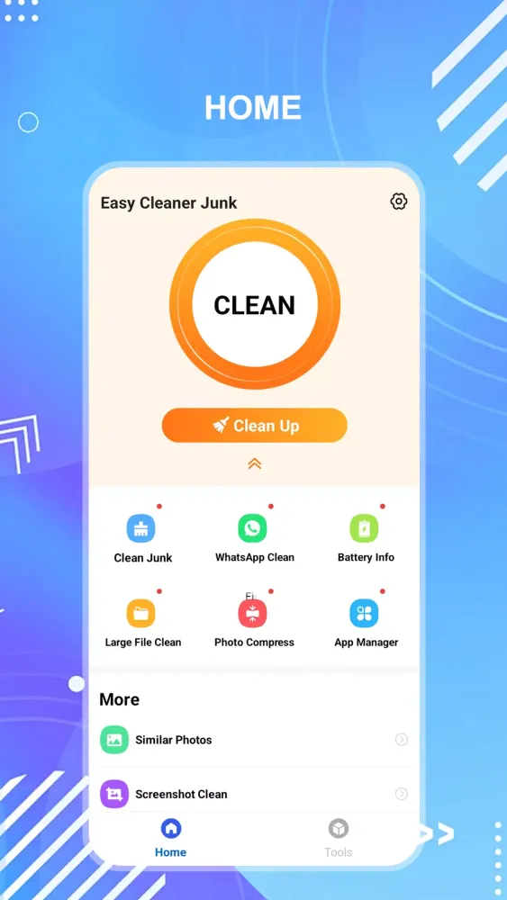 Ảnh chụp màn hình của Easy Cleaner Junk