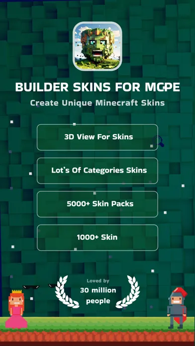 Builder Skins for MCPE スクリーンショット
