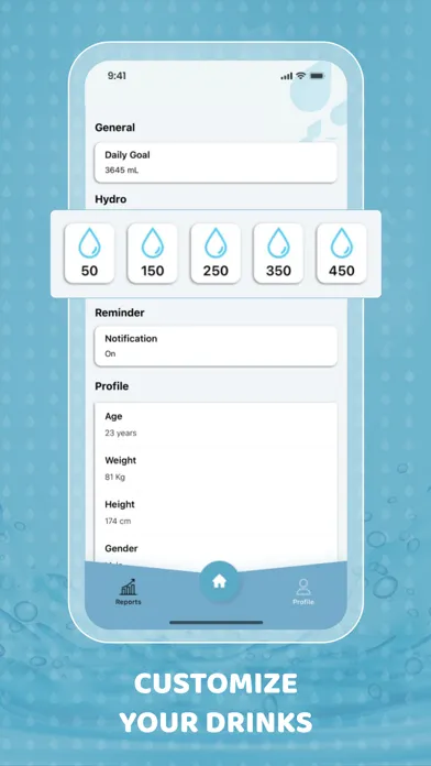 Tangkapan skrin My Hydration: Reminder&Tracker