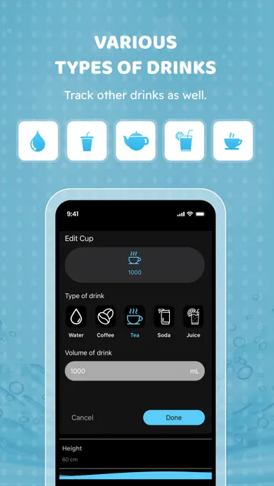 Tangkapan skrin My Hydration: Reminder&Tracker