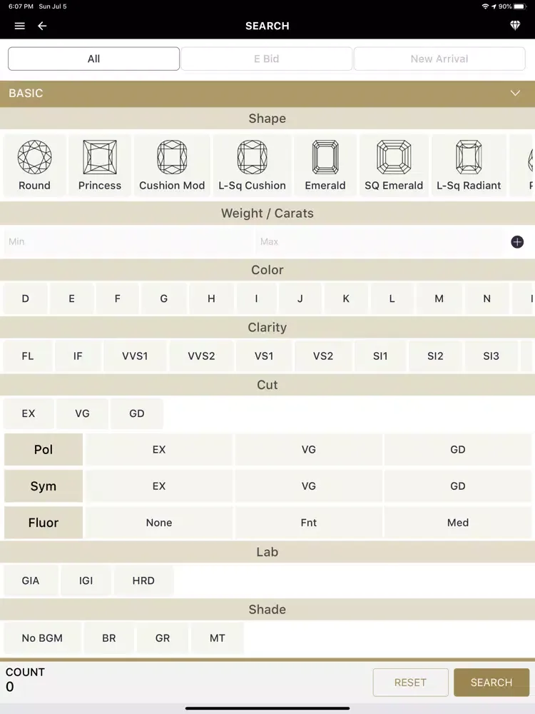 Tirupati Diamonds iPad  Screenshots