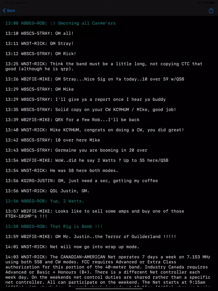 Screenshot di HF NetMonitor iPad 