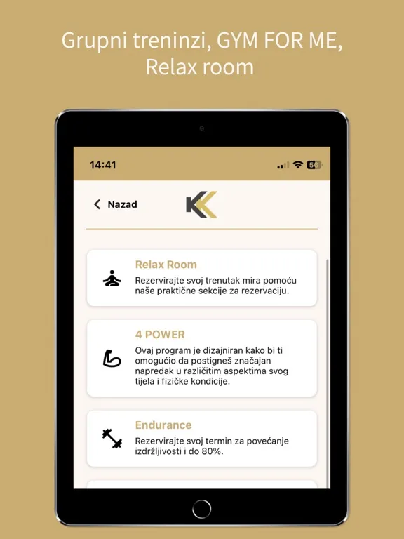 KK FIT iPad 应用截图