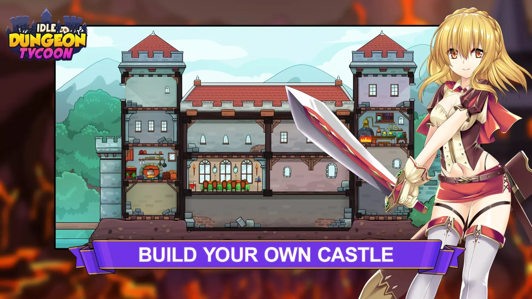 Zrzuty ekranu Idle Dungeon Tycoon
