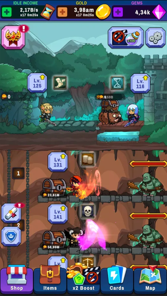 Zrzuty ekranu Idle Dungeon Tycoon
