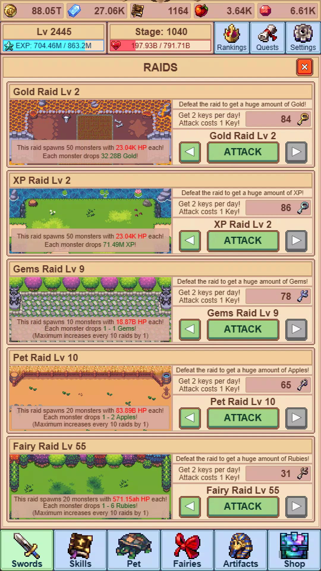 Idle Sword Master Screenshots